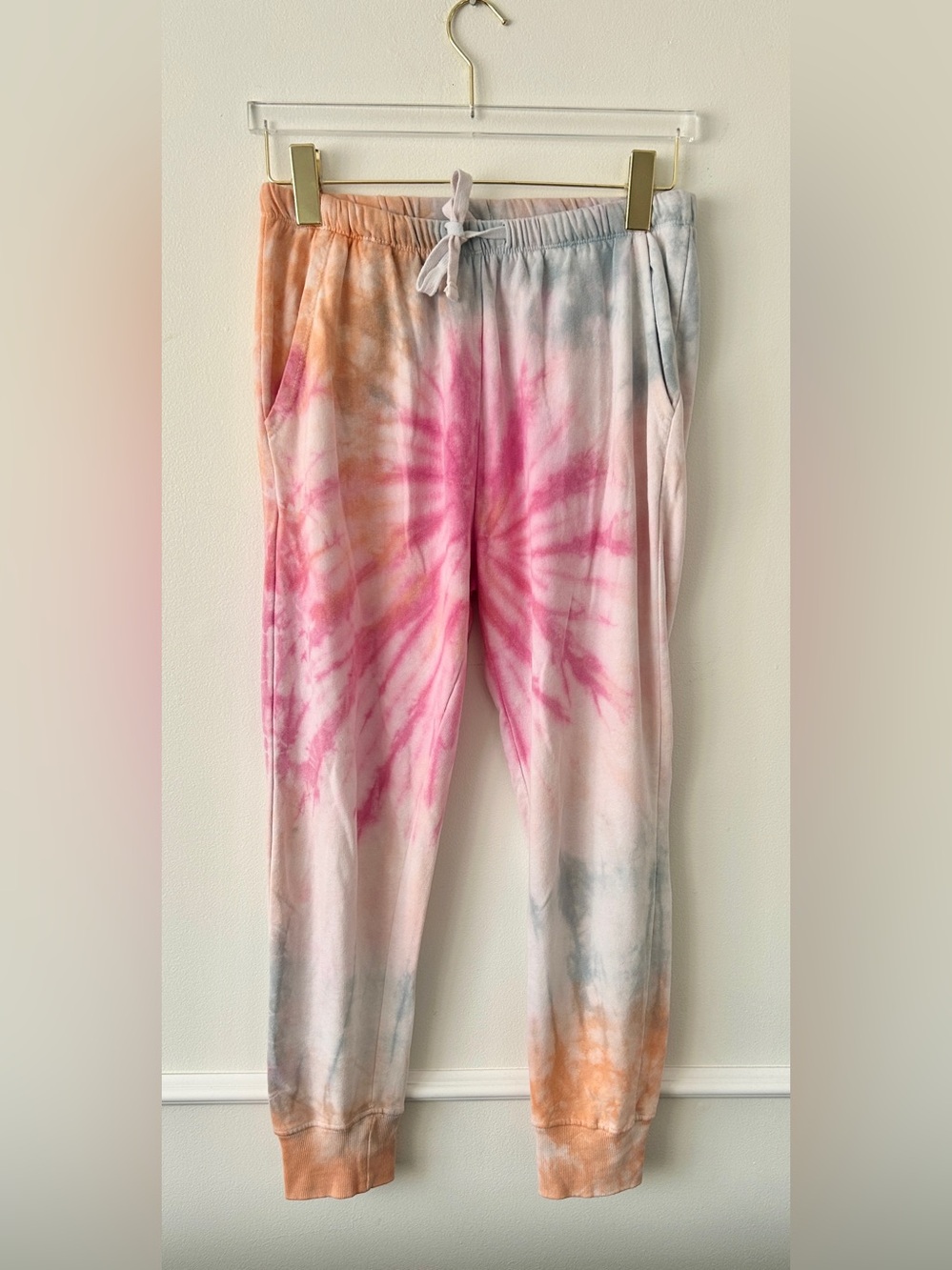 Cozy Tie-Dyed Joggers, Jogging Pants by Unplug • Women’s Small